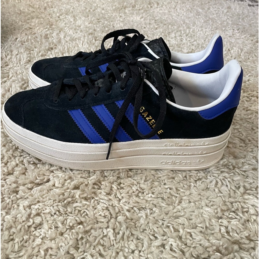 Adidas Gazelle Bold with Suede Platform Shoe